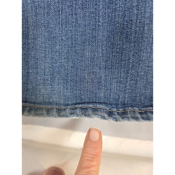 Lucky Brand Straight Leg Jeans Medium Wash 90s Relaxed Coastal Cowgirl Boho 8/29 - Picture 10 of 11